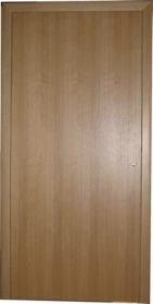 Drzwi wewnetrzne drewniane fornirowane (dąb) bezprzylgowe
